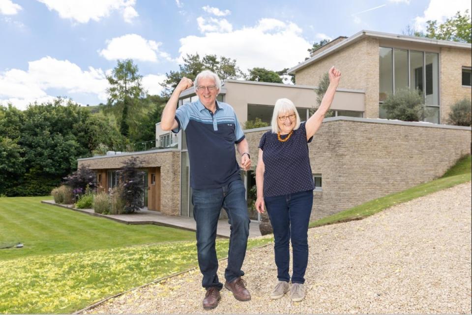 Susan Havenhand and her husband, John, said they feel as though they are ‘waiting to wake up’ after winning their dream home (Omaze)