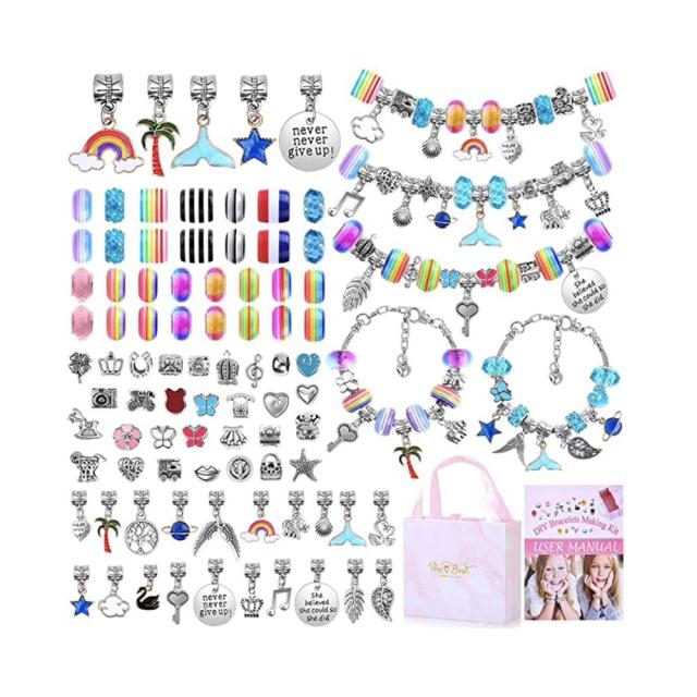 Kiddos  Girl Charm Bracelet by Jaimie Nicole Jewelry