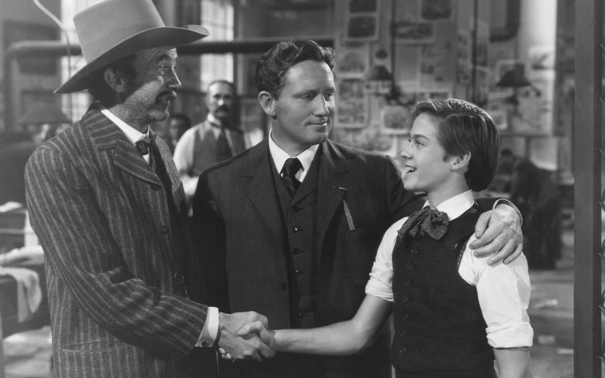 Billy Watson, right, in Stanley and Livingstone (1939) with Walter Brennan, left, and Spencer Tracy
