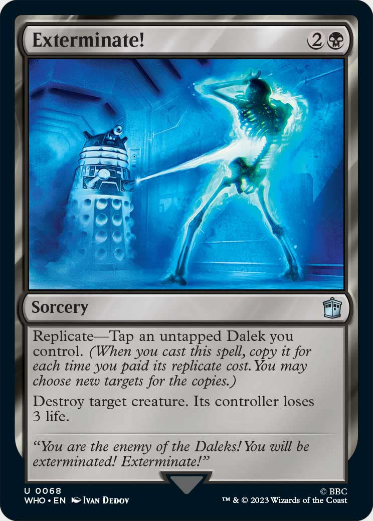 Card artwork from MTG Doctor Who