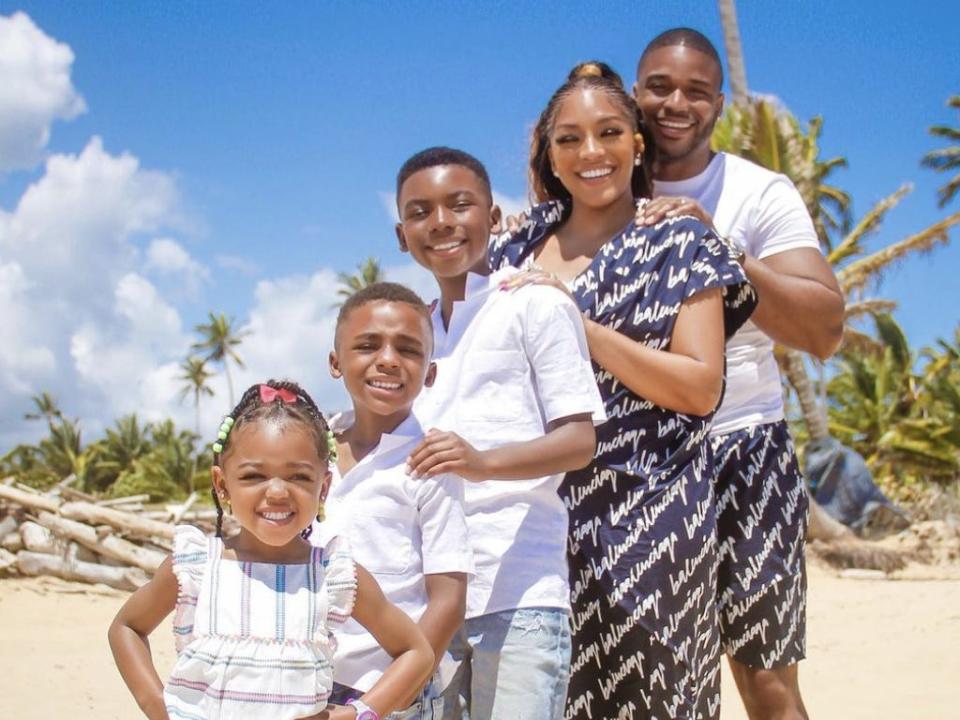 (L-R) Aniya Pittman, Machai David, Josiah, Drew Sidora, and Ralph Pittman