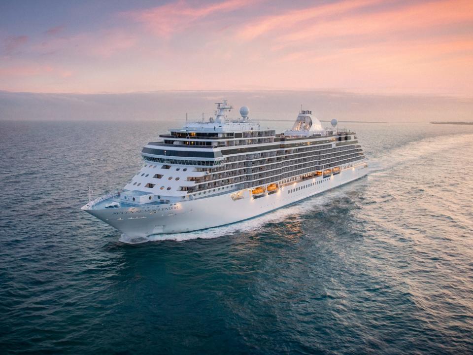 Seven Seas Splendor on water