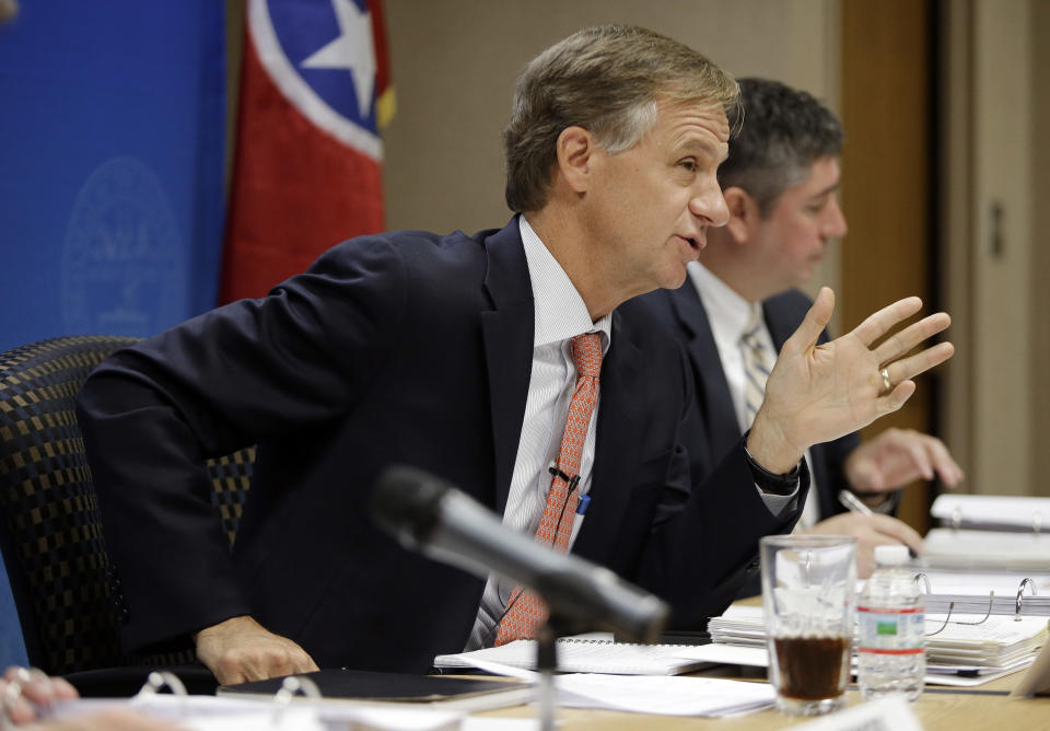 Gov. Haslam says he will consider a Tennessee plan to secretly arm and train some teachers, <a href="http://tpmdc.talkingpointsmemo.com/2012/12/tennessee-armed-teachers.php">TPM reports</a>. The legislation will be introduced by State Sen. Frank Niceley (R) next month.   "Say some madman comes in. The first person he would probably try to take out was the resource officer. But if he doesn’t know which teacher has training, then he wouldn’t know which one had [a gun]," Niceley told TPM. "These guys are obviously cowards anyway and if someone starts shooting back, they’re going to take cover, maybe go ahead and commit suicide like most of them have."