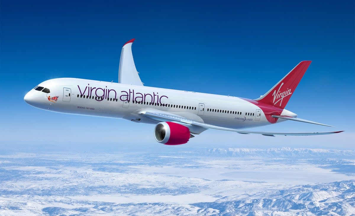 Virgin Atlantic organised the first transatlantic flight using 100 per cent sustainable aviation fuel (SAF) from London’s Heathrow Airport to New York’s JFK Airport on November 28, 2023 (Virgin Atlantic Flight)