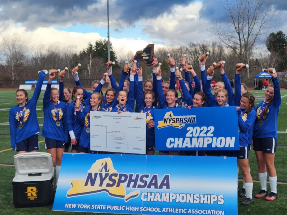 The Mount Academy girls soccer team won the New York state Class D championship.