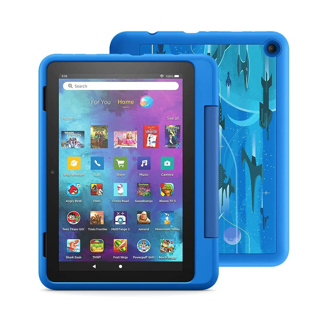 Fire HD Kids 8 Pro Tablet in Blue Galactic