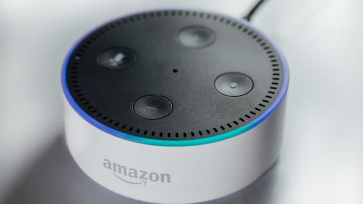 The Echo Dot costs 1/3 as much as its big brother.