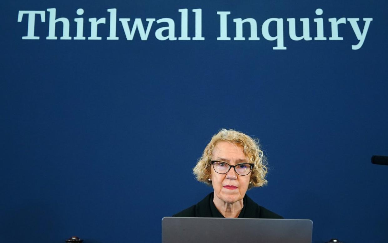 Lady Justice Thirlwall was appointed in September to chair the inquiry which now bears her name