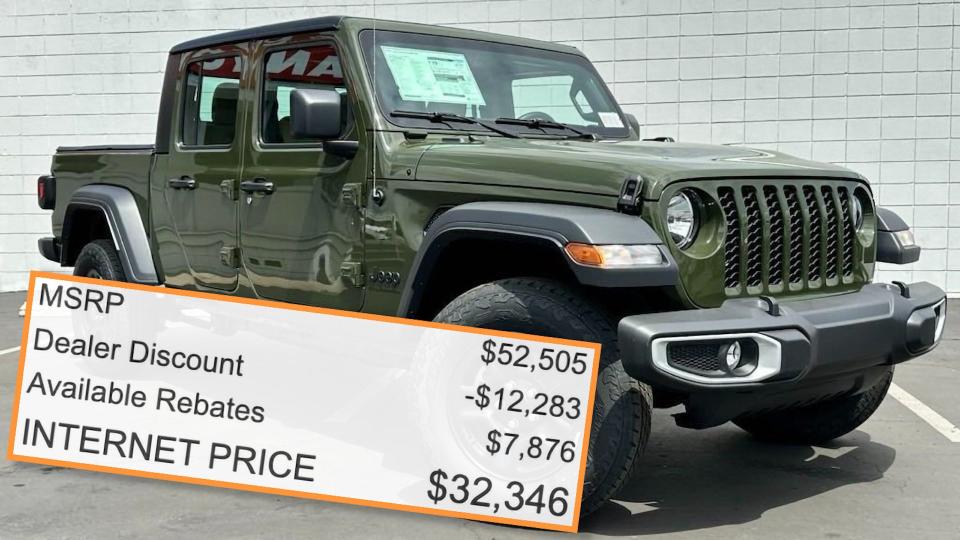 Jeep Gladiator Gets Record $20K Discount Off MSRP Amid Sales Slump photo