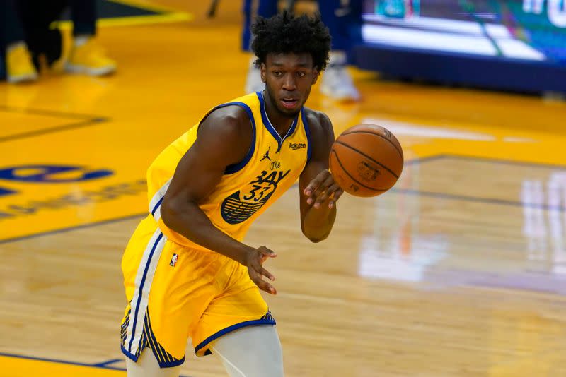 ▲金州勇士年輕中鋒James Wiseman遭到球隊交易。（圖／美聯社／達志影像）