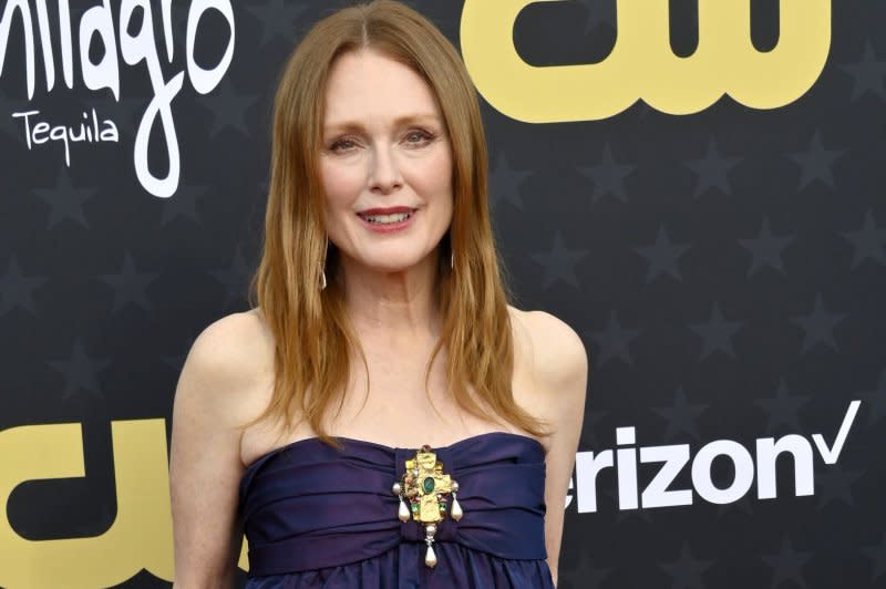 Julianne Moore attends the Critics' Choice Awards at the Barker Hanger in Santa Monica, Calif., on January 14. File Photo by Jim Ruymen/UPI