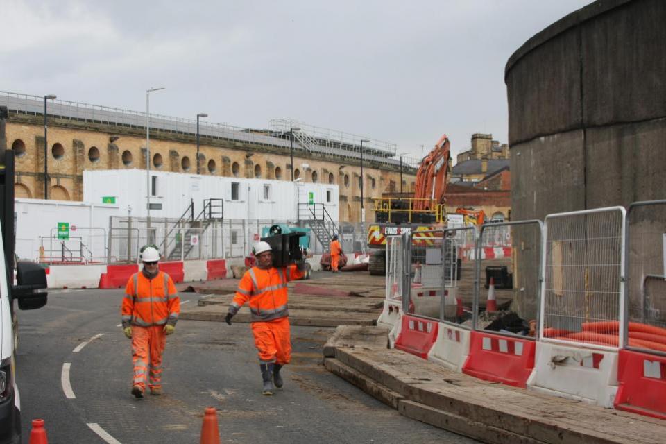 York Press: Workers on site as the demolition of York's Queen Street Bridge gets underway