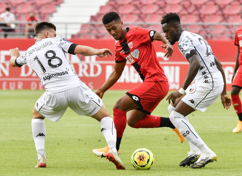 Dijon's French forward Mounir Chouiar (AFP via Getty Images)