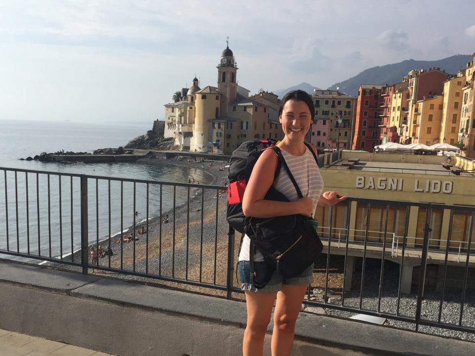 Catherine Smith traveling in Italy