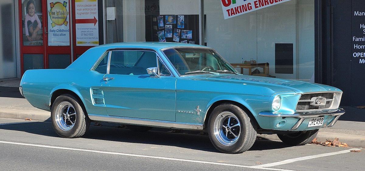 1967 mustang baby blue