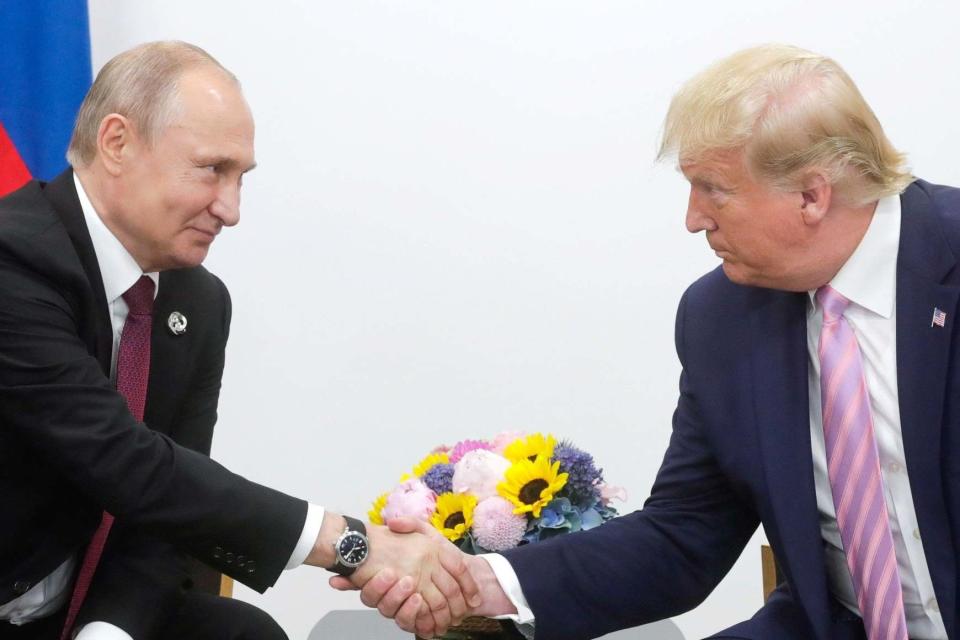 Russian President Vladimir Putin and US President Donald Trump (EPA)