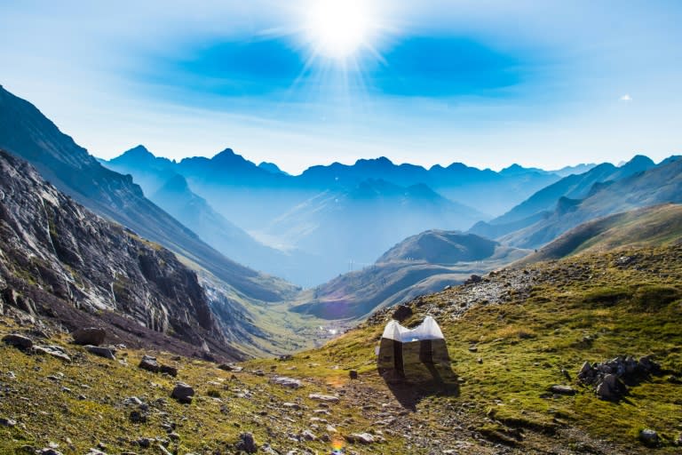 Photo fournie par l'Université d'Extere du col de Bujaruelo, dans les Pyrénnées, franchi chaque année des millions d'insectes, en septembre 2018 (Handout)