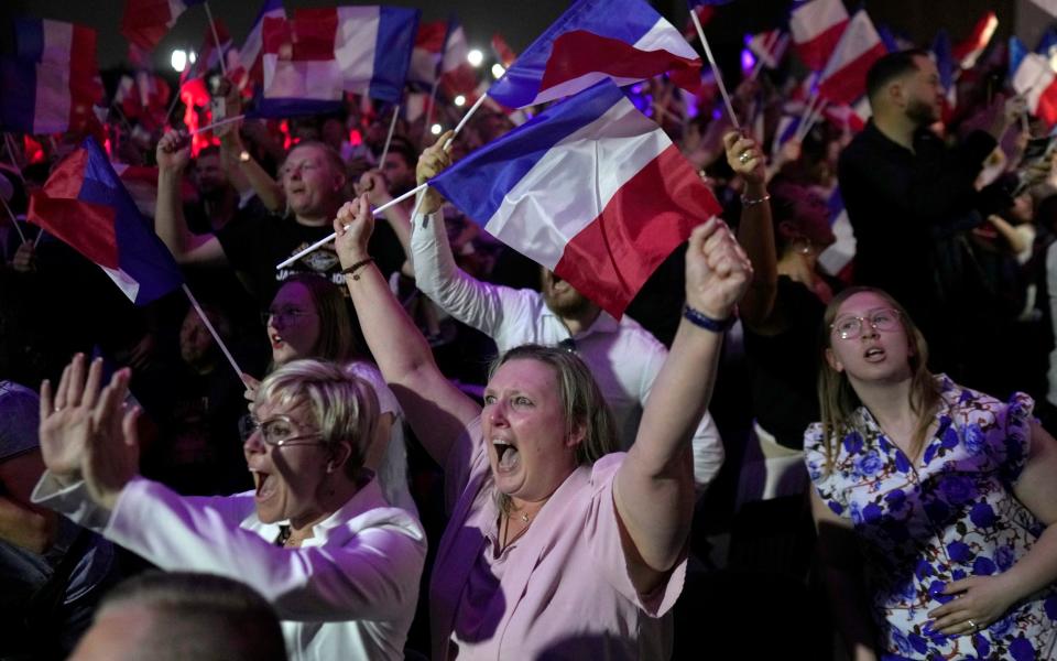 Support for Marine Le Pen and the RN has been strong in the first round of the elections