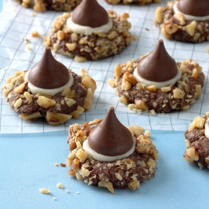 Chocolate Thumbprint Cookies