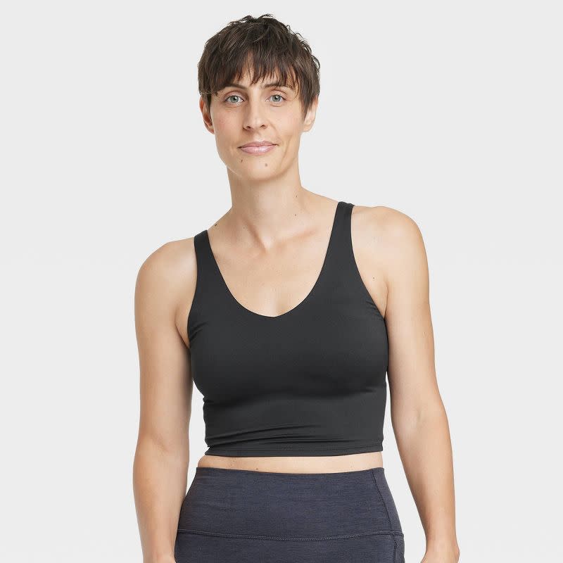 Target All in Motion Women's Light Support V-Neck Cropped Sports Bra (Target / Target)