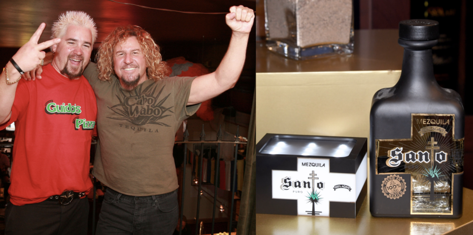 Guy Fieri and Sammy Hagar, Santo Fino Blanco Tequila