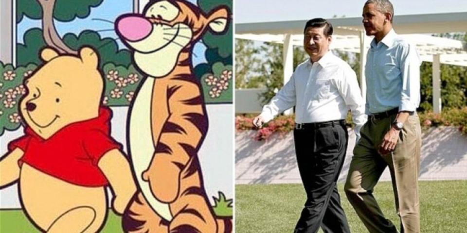 Xi Jinping Barack Obama Winnie the Pooh