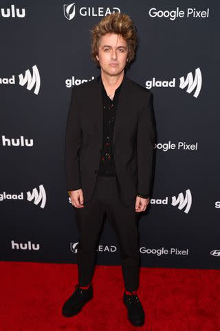 <p>Joe Scarnici/Getty</p> Billie Joe Armstrong attends the 35th Annual GLAAD Media Awards