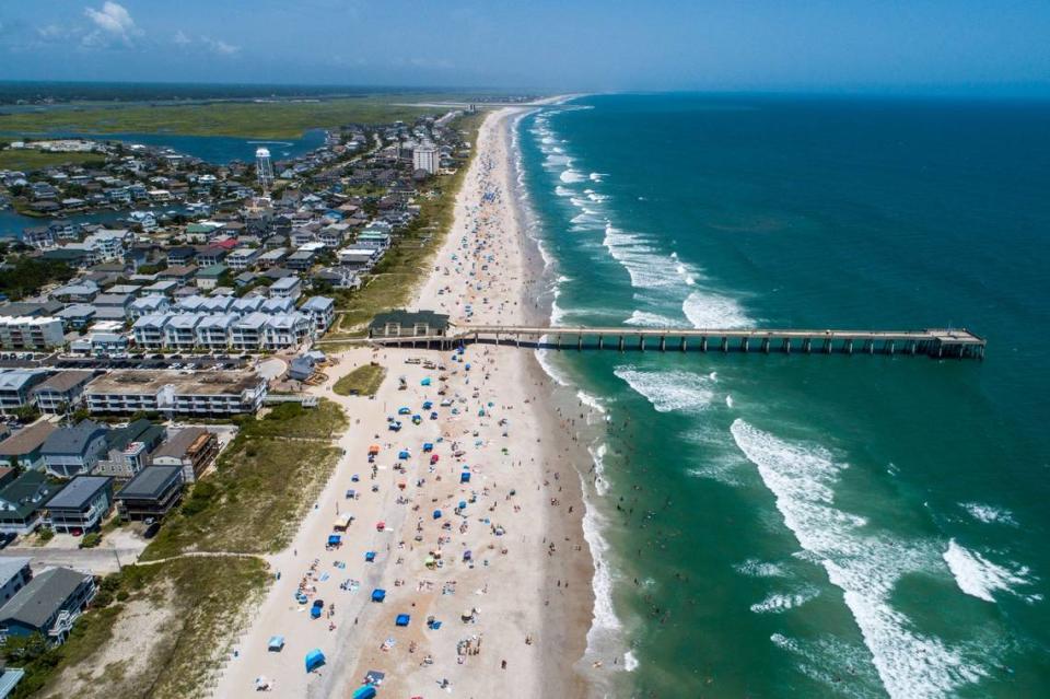 Wrightsville Beach, one of the more southern beaches, is probably the closest beach getaway from Raleigh.