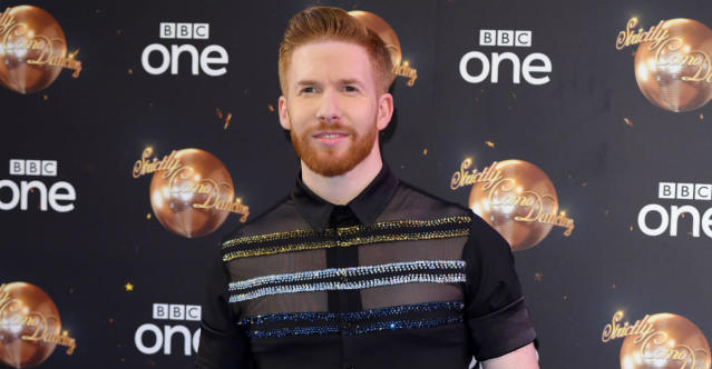 Neil Jones has fuelled speculation that Joe Sugg and Dianne Buswell are getting engaged (Getty)