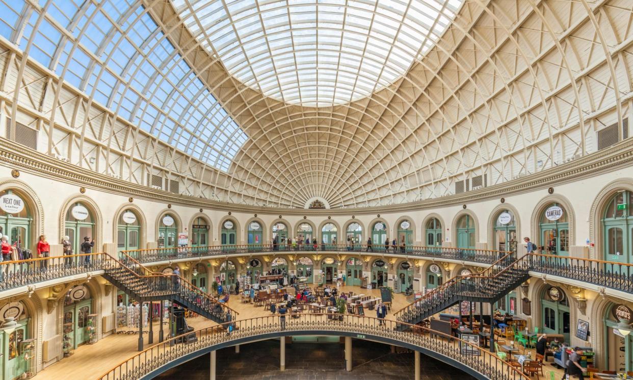 <span>Leeds Corn Exchange is a Grade I-listed landmark and features many indie stores, though it’s worth visiting for its architecture alone.</span><span>Photograph: Alamy</span>