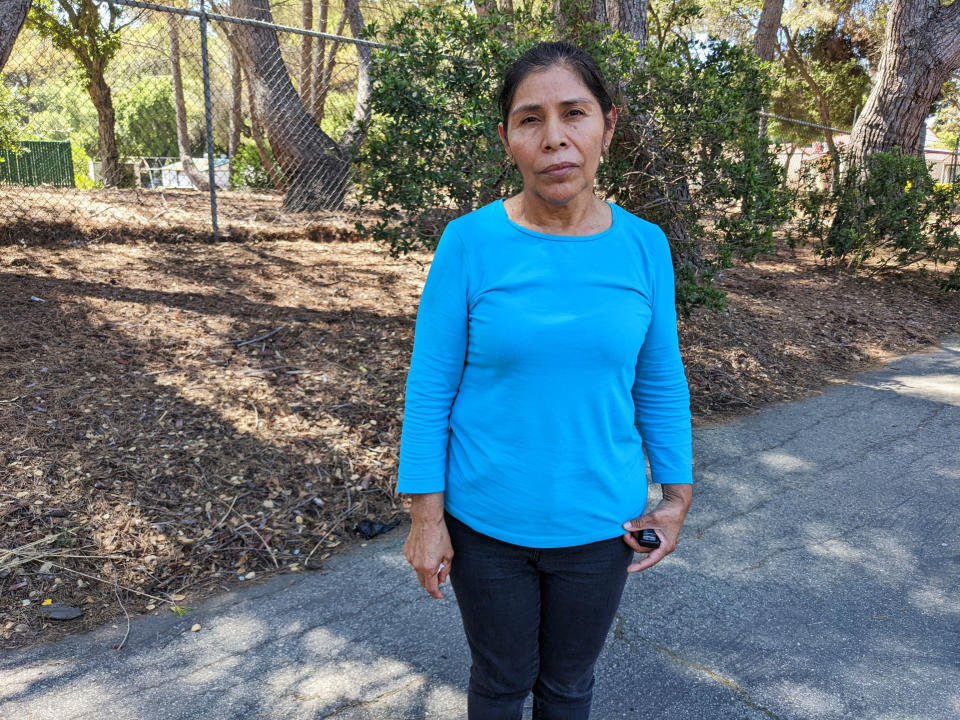 Former Amy's Kitchen employee Theresa Varela Sandoval lost her job at the San Jose factory on Monday.  (Amy Martyn)