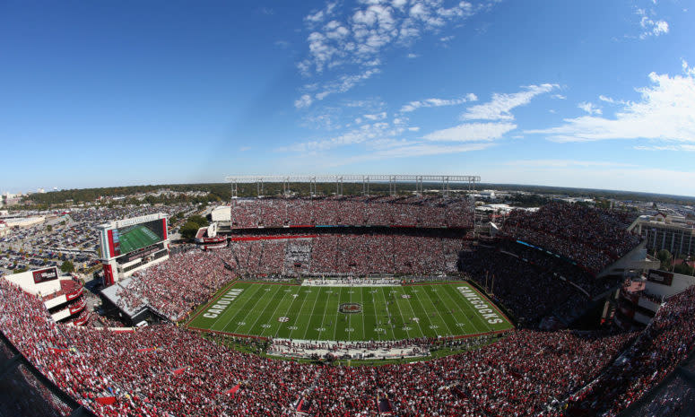 General view of Williams-Brice Stadium, home of South Carolina football in Columbia.