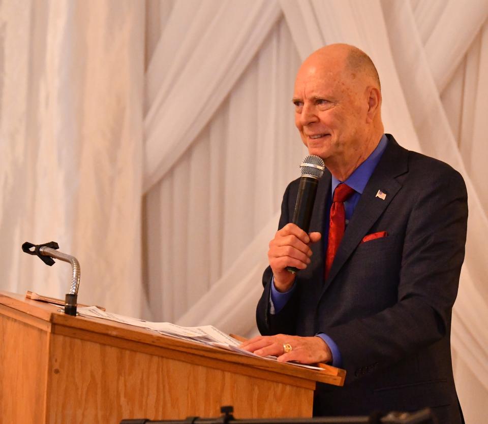 Congressman Bill Posey was one of the speakers at the 10th annual Space Coast Prayer Breakfast held at the Grand Manor in Melbourne Thursday morning. 