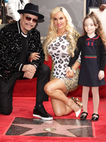 <p>Todd Williamson/NBC/Getty</p> Ice-T, Coco Austin and their daughter Chanel Nicole at the rapper's Hollywood Walk of Fame Induction Ceremony in February 2023