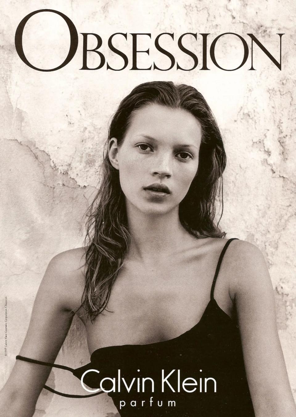 Calvin Klein, ads, campaign, Kate Moss