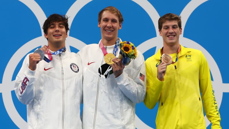 Swimming - Men's 400m Individual Medley - Medal Ceremony