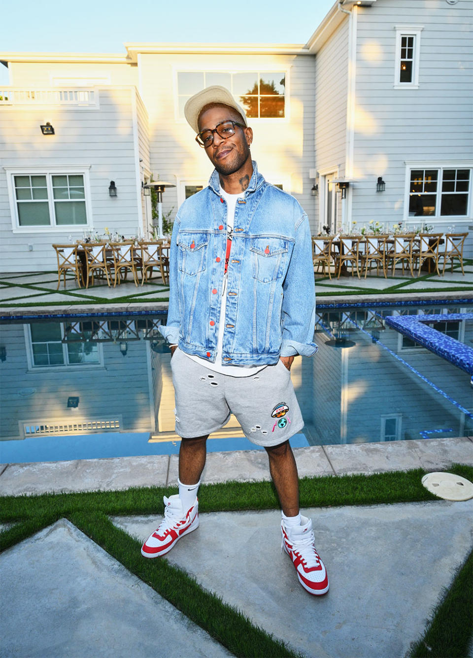 Scott Mescudi at the TheRetaility.com x September Letters dinner in collaboration with TOMS at a private residence on September 26, 2023 in Los Angeles, California.