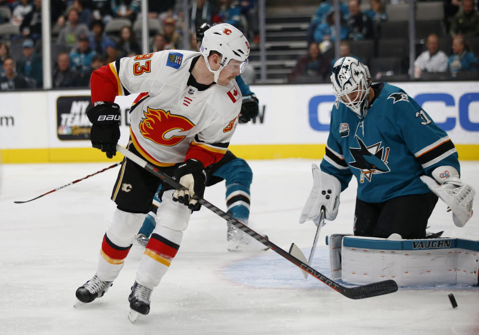 With more experience and continued growth, Sam Bennett could be a star for Calgary. (AP Photo/Josie Lepe)