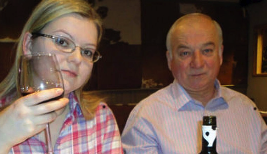 Sergei Skripal and daughter Yulia (Facebook)