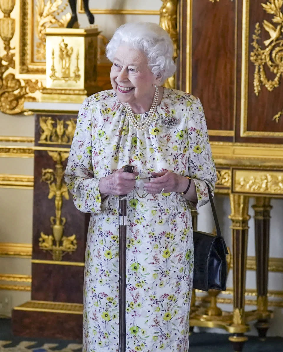 Die Queen bei ihrem ersten offiziellen Auftritt 2022. (Bild: Getty Images)