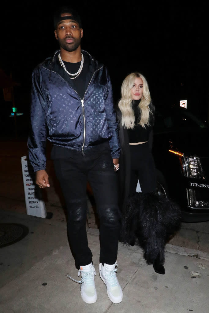 Khloé Kardashian and Tristan Thompson