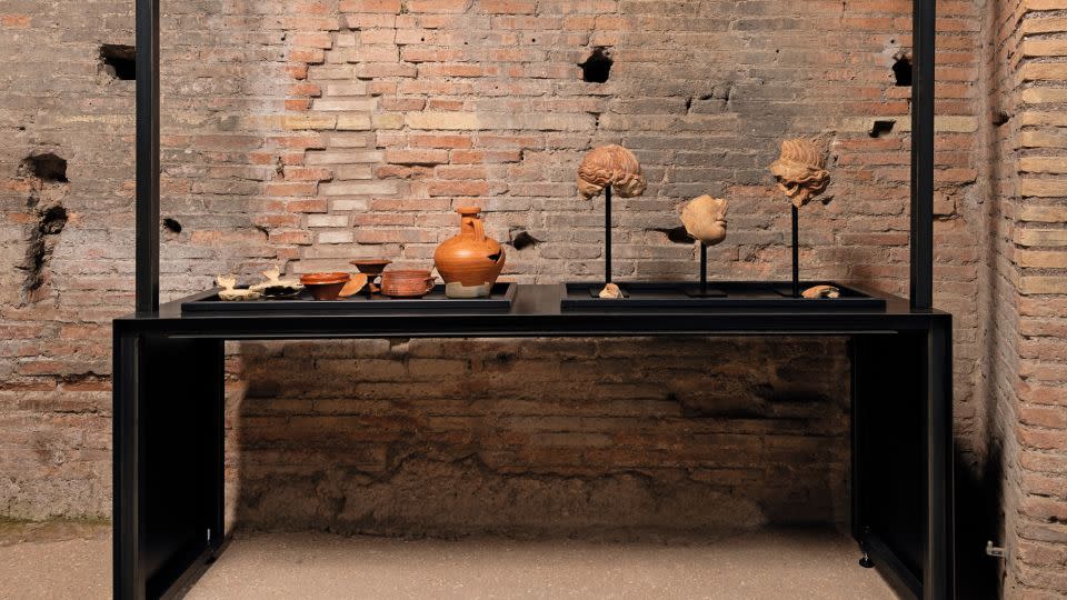 The renovation works uncovered precious finds which are on display at the site. - Parco Archeologico Colosseo