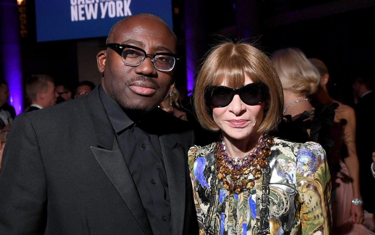 Edward Enninful and Anna Wintour - Ryan Emberley/amfAR