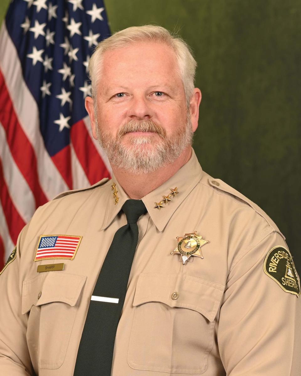 Undersheriff Don Sharp is second in command of the Riverside County Sheriff's Department.