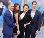 <p>Lynda Carter with her husband Robert A. Altman and children Jessica Altman and James Altman. (Photo: Gregg DeGuire/WireImage) </p>