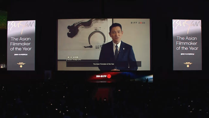 Andy Lau among those who congratulated the actor via special video