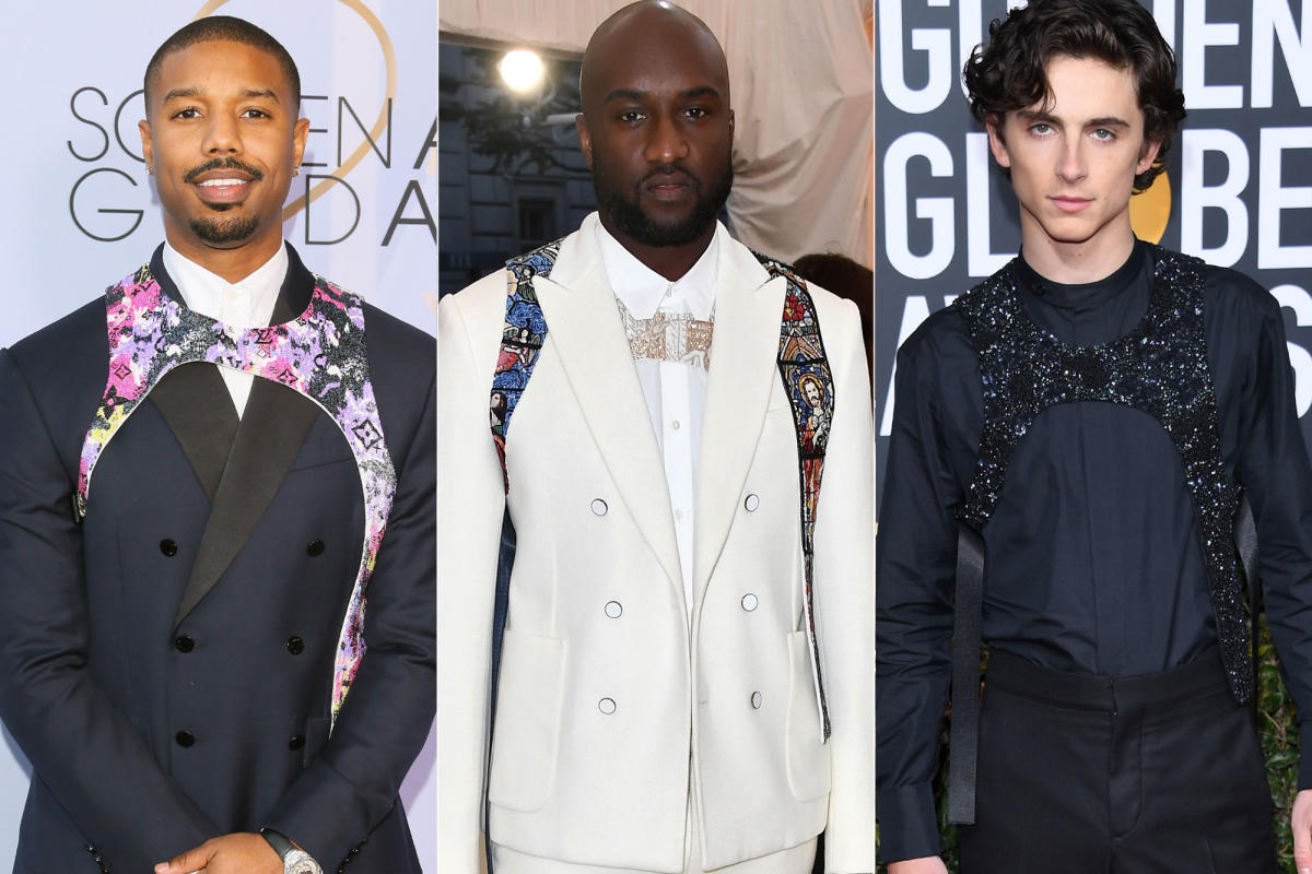 Michael B Jordan dons a LV harness at the 2019 SAG Awards - ICON