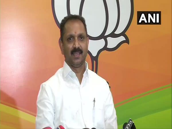 Kerala BJP president K Surendran. (Photo/ANI)