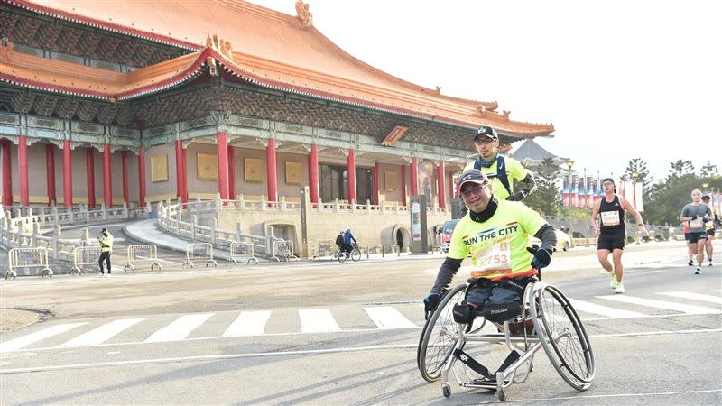 台灣新生代輪網好手王偉軒初次挑戰台北馬拉松。（圖／王偉軒提供）