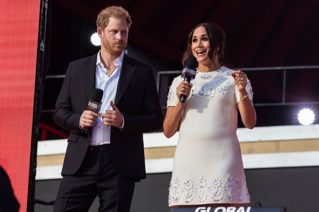 Meghan Markle is an amazing leader, says David Furnish  (AP)